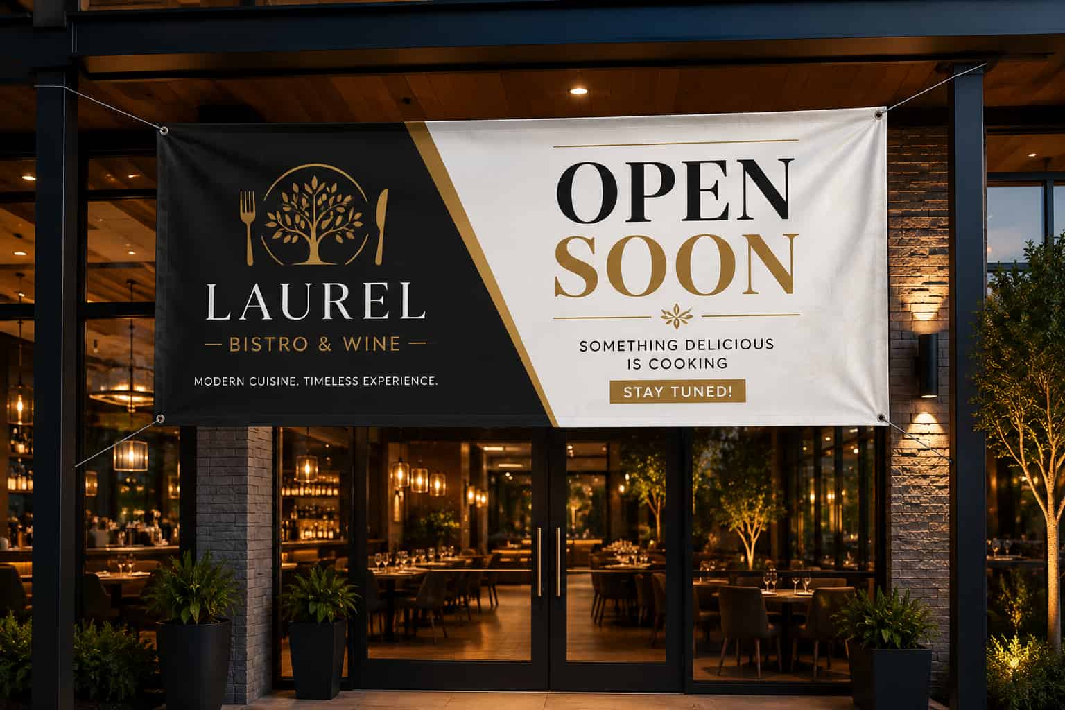 Banner printing in Palm Coast FL for restaurants and businesses